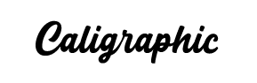 Caligraphic