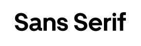 sans-serif