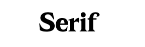serif